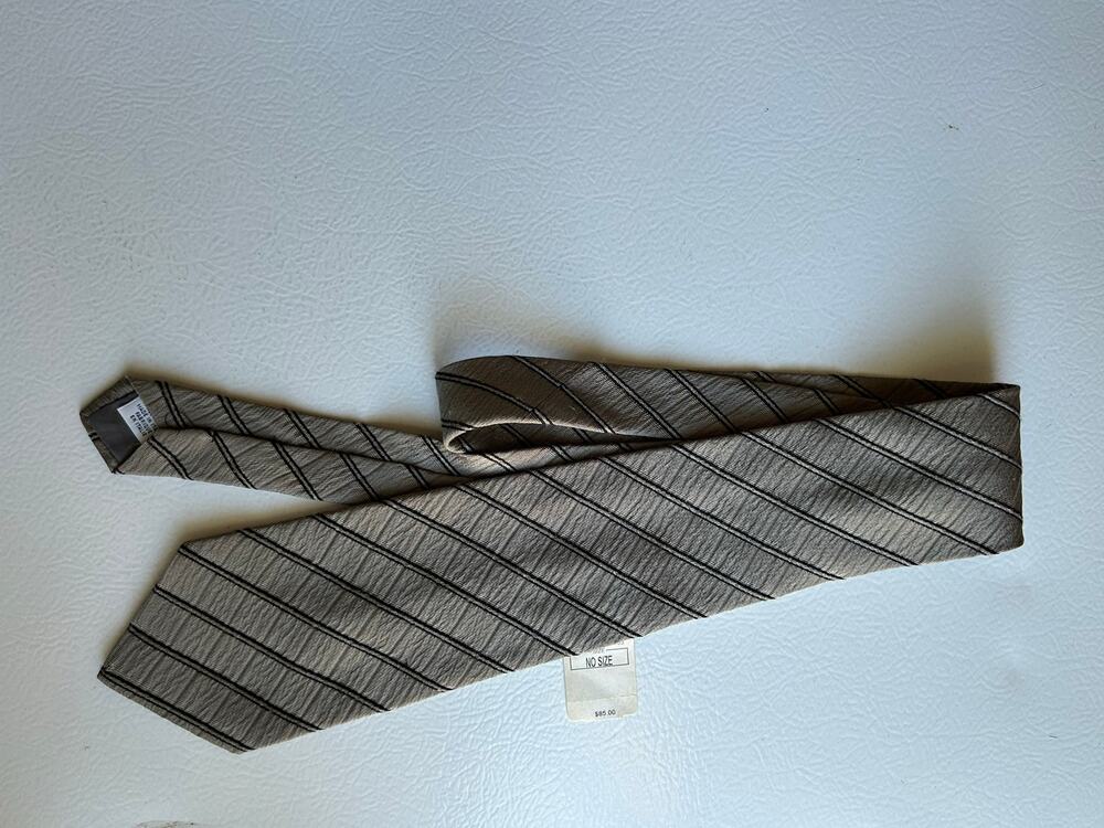 Vintage Retro 90s Calvin Klein Silk Blend Tie Made in Italy NWT